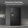 Hisense RQ760N4SBFE Side-by-Side-jääkaappi (American Style) 178,5 cm korkeus energialuokka E