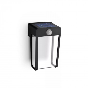 Philips Outdoor Solar Shroud seinävalaisin 2,3W päivänvalo- ja liiketunnistimella