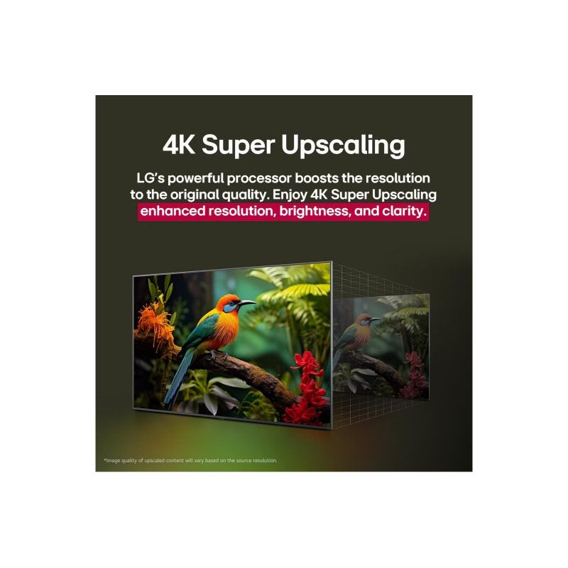 LG 65QNED82A3B 65 tuuman QNED 4K älytelevisio α7 Gen6 AI -prosessorilla