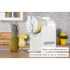 Unold 48965 Sofia 2-in-1 slush- ja pehmisjäätelökone, 1,5L, 150W, 5 ohjelmaa, musta