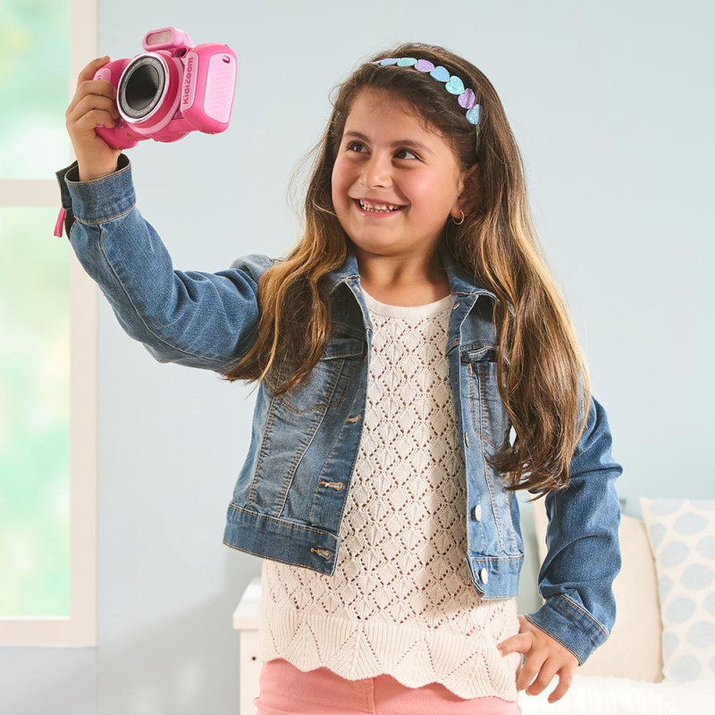 VTech Kidizoom Duo FX pinkki digitaalikamera kaksoisobjektiivilla, 5MP, 2,4