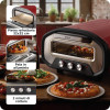 Ariete pizzauuni DA GENNARO punainen/ruostumaton teräs 2200W pizzoille enintään 30cm