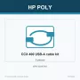 HP Poly CCX 400 USB-A - USB-A -kaapeli (5 kpl), 190 mm, 210 mm, 55 mm, 300 g, Kiina