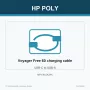 HP Poly Voyager Free 60 USB-C - USB-A -latauskaapeli