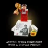 LEGO setti McLaren MP4/4 Ayrton Senna 10330 — LEGO ICONS malli mittakaavassa