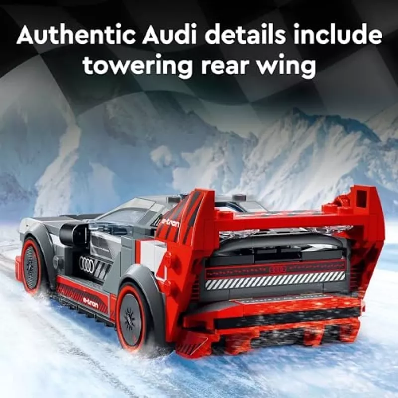 Lego Speed Champions 76921 Audi S1 E-Tron Quattro kilpa-auto-rakennussarja