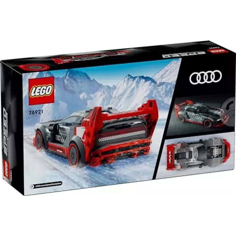 Lego Speed Champions 76921 Audi S1 E-Tron Quattro kilpa-auto-rakennussarja