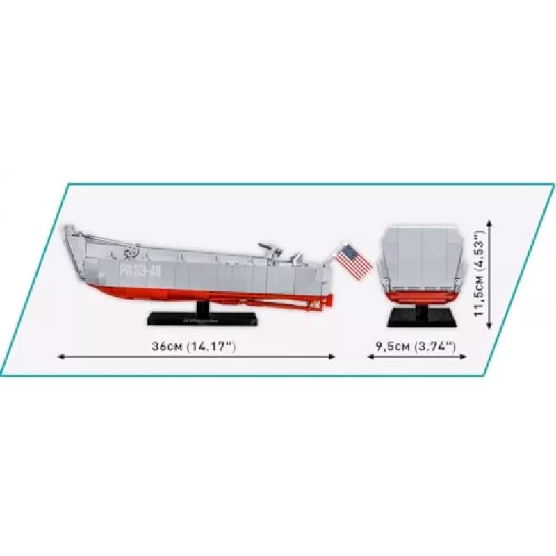 Rakennussarja Cobi LCVP Higgins Boat 715 osaa ikä 8+