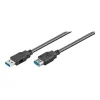 Wentronic Goobay USB 3.0 SuperSpeed -jatkokaapeli, musta, 5 m - USB 3.0-uros (Type-A) > USB 3.0-naaras (Type-A) (95726)