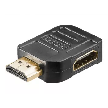 Wentronic Goobay a 344 G - HDMI-adapteri - HDMI (W) - HDMI (M) - kulmapistoke (51725)