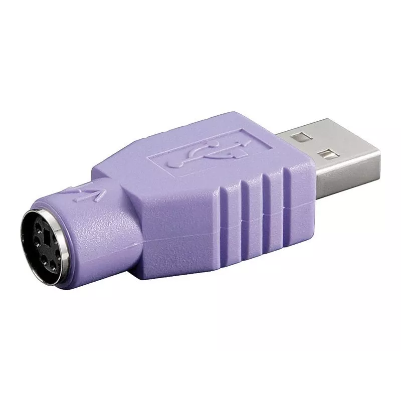 Microconnect USBA-M/PS2-F kaapeliadapteri violetti