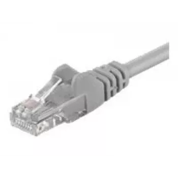 Wentronic Goobay CAT 6 patch-kaapeli, U/UTP, harmaa, 5 m – CCA kupariseos (68419)