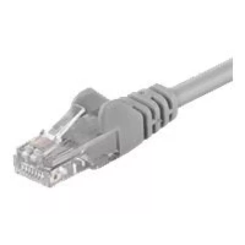 Wentronic Goobay CAT 6 patch-kaapeli, U/UTP, harmaa, 5 m – CCA kupariseos (68419)