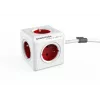 Allocacoc PowerCube Extended - 1,5m - harmaa - punainen - 220 - 240V (PowerCube Extended 1,5M R)