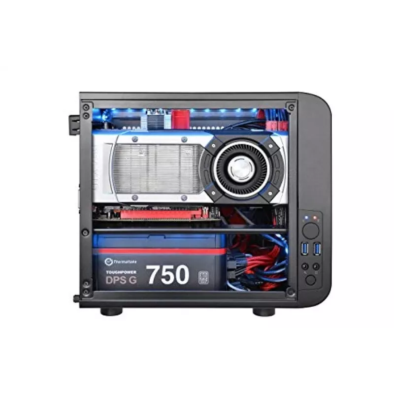 Thermaltake Core V1 Cube musta