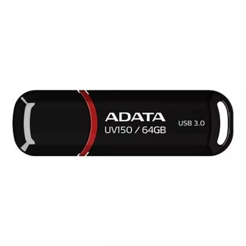 ADATA 64GB DashDrive UV150 USB-muistitikku USB Type-A 3.2 Gen 1 (3.1 Gen 1) musta
