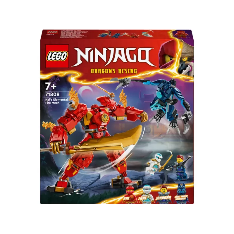 LEGO NINJAGO setti 71808 — 322 osaa, 4 minihahmoa, korkeus 160 mm, ikä 7+