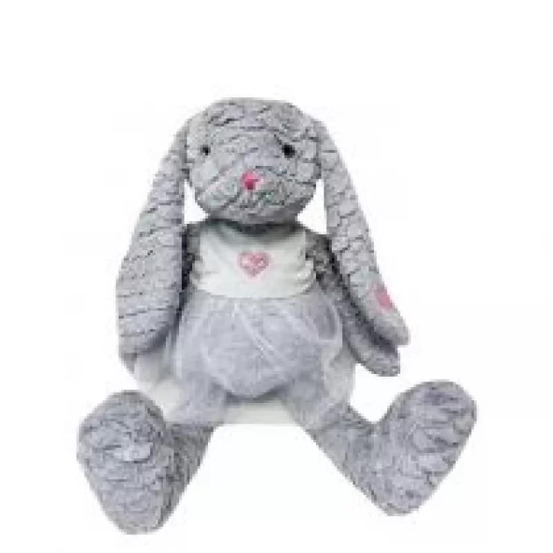 Pehmolelu TULILO maskotti Rosenhase 32 cm harmaa - plüshijänis 32 cm
