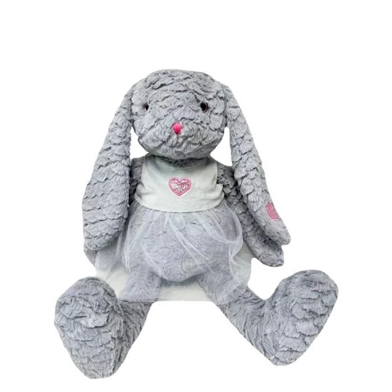 Pehmolelu TULILO maskotti Rosenhase 32 cm harmaa - plüshijänis 32 cm