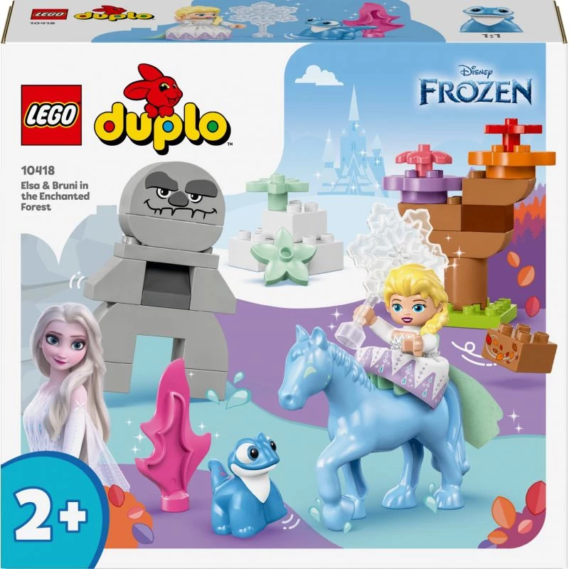 LEGO DUPLO leikkisetti 10418 — Disney Elsa ja Bruni lumotussa metsässä, 31 osaa, 2+ vuotta