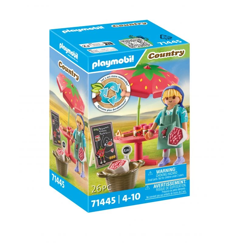 Playmobil Country itse tehty mansikkahillokoju