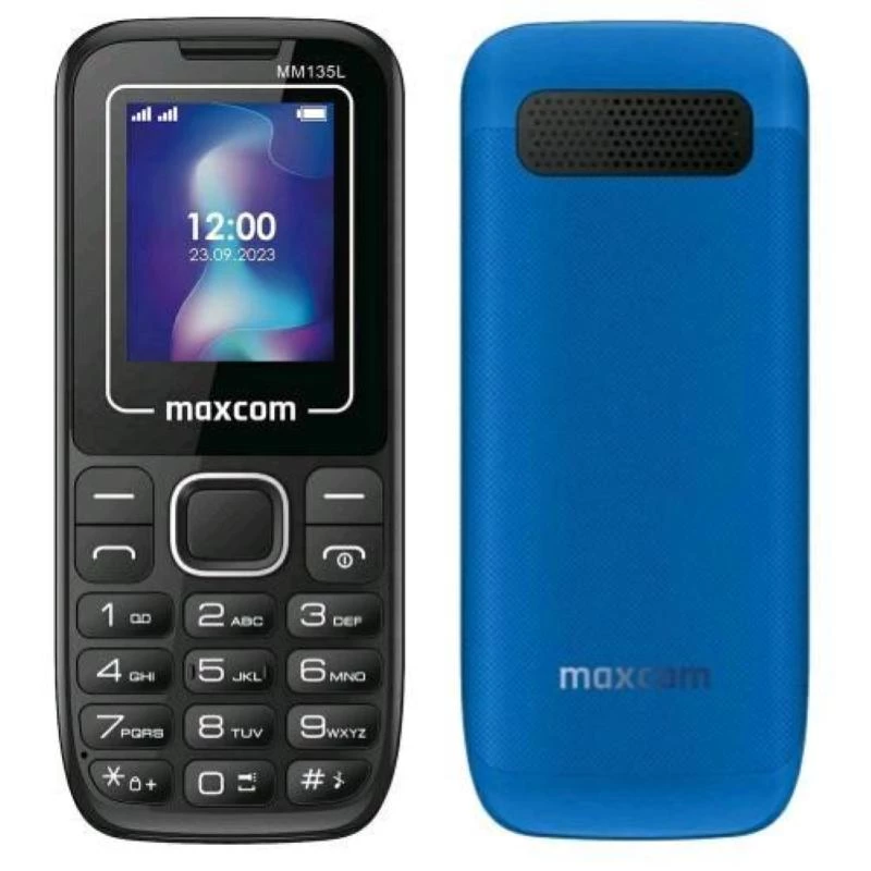 Maxcom MM135LITE Classic GSM taskupuhelin - sininen, sininen