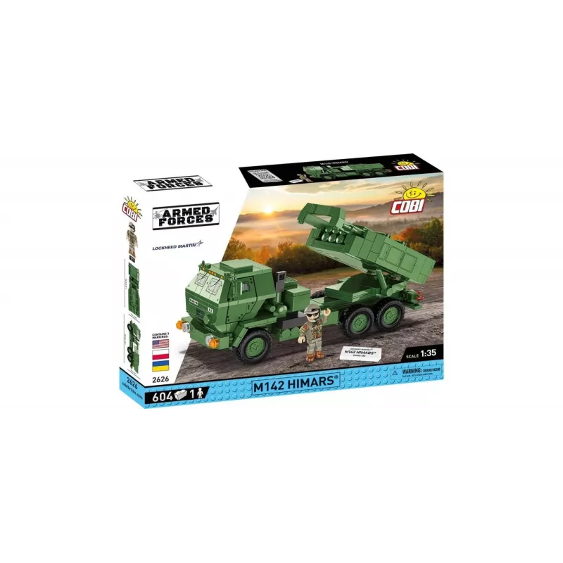 COBI 2626 Armed Forces M142 HIMARS rakennussarja, 604 osaa