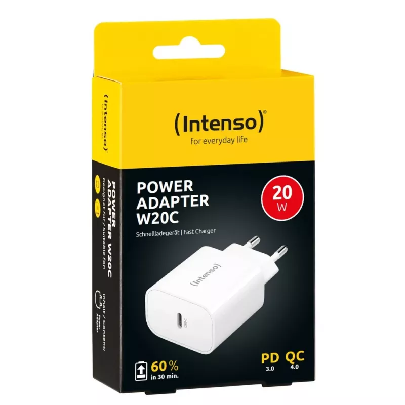 Sisäkäyttöinen laturi Intenso POWER ADAPTER USB-C/7802012