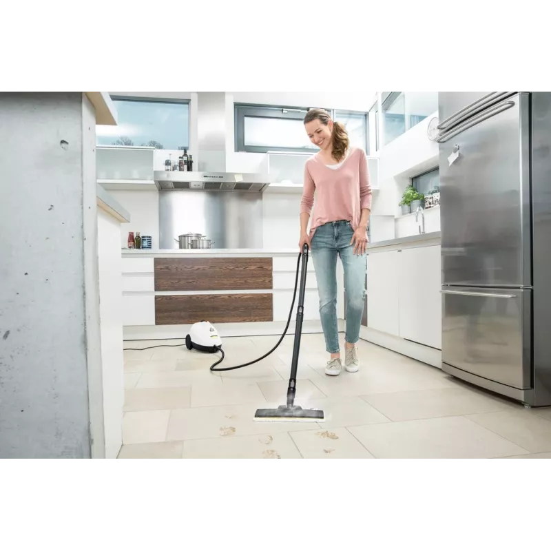 Kärcher SC 2 EasyFix sylinterimäinen höyrypuhdistin 1 L 1500 W musta, valkoinen