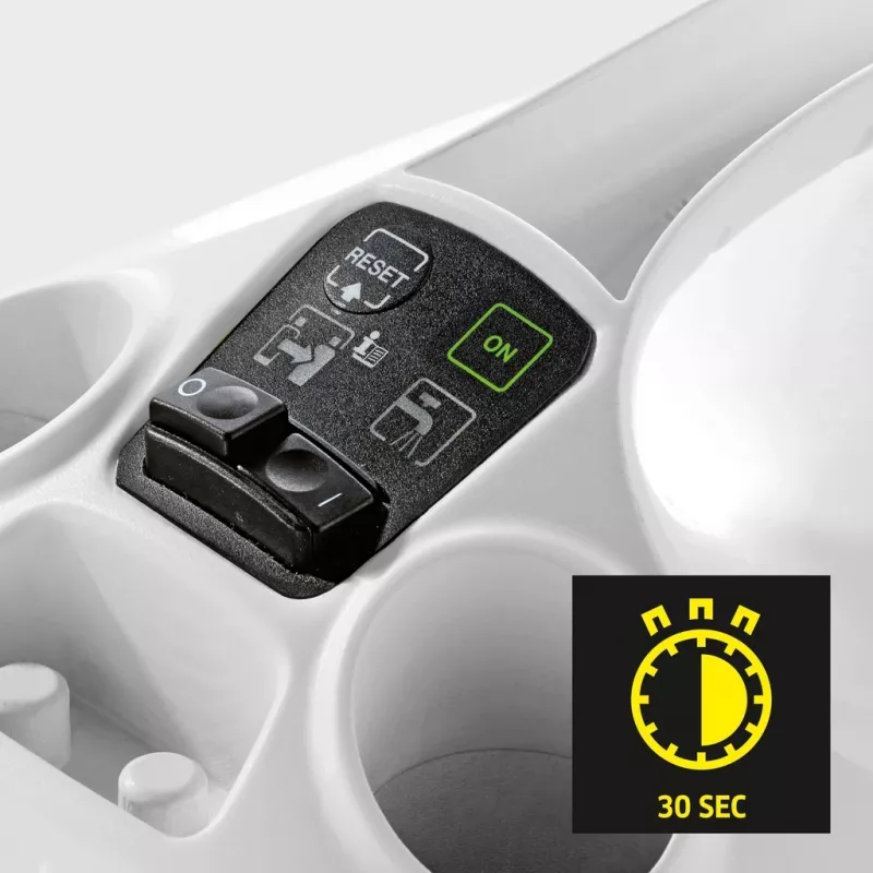 Kärcher SC 3 EasyFix 1.513-650.0 sylinterimallinen höyrypesuri, 1900 W, 3,5 bar, 0,5 l, musta/valkoinen