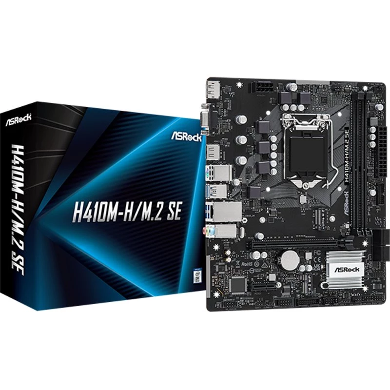 ASRock H410M-H/M.2 SE emolevy Intel H410 LGA 1200 micro ATX