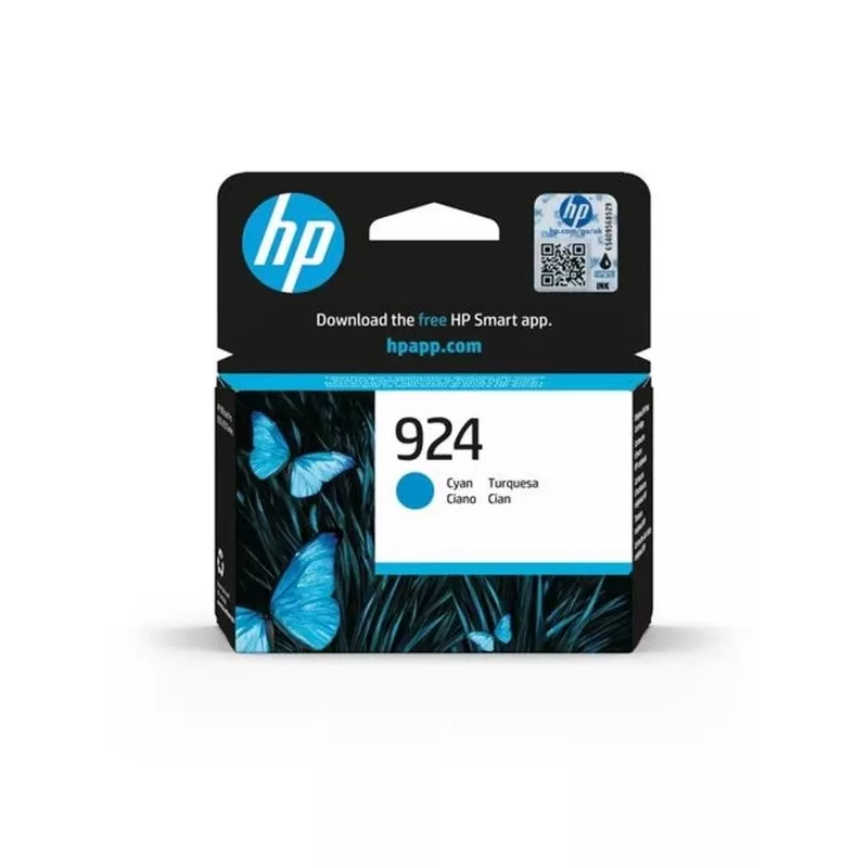 HP 924 syaani alkuperäinen mustekasetti