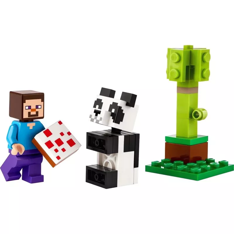 LEGO Minecraft Steve ja Baby-Panda 30672 polybag