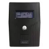 DIGITUS Line-Interactive USV, 800VA/480W 12V/9Ah X1 akku, 2x CEE 7/7 pistorasia, RJ-11, LCD (DN-170064-LCD)