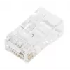 DIGITUS RJ45 modulaariliitin (8P8C) Pass-through, CAT 5e, suojaamaton, AWG 26-24, 100 kpl (X-ML-5U-EZ)
