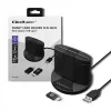 Älykortinlukija Qoltec 50632 USB 2.0 musta 1 m kaapeli