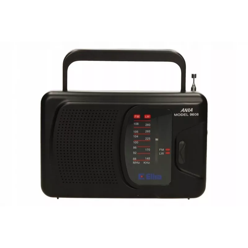 Radio verkko- ja paristokäyttö FM, LW Eltra Ania