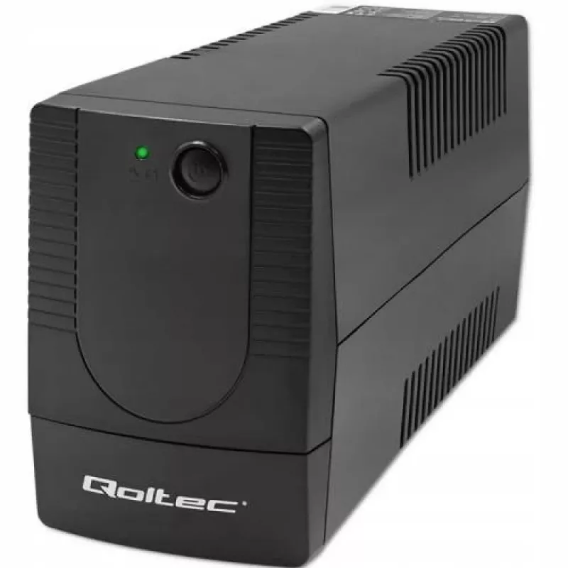 Qoltec 53774 UPS (keskeytymätön virransyöttö) Line-Interactive 1 kVA 600 W 1 AC-lähtö