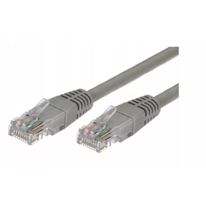 TB AKTBXKS6U100G10 Cat.6 UTP patch-kaapeli, 1 m, harmaa, 10 kpl:n pakkaus