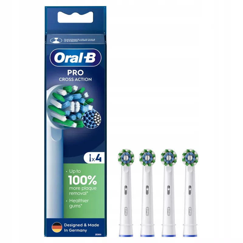 Oral-B Pro CrossAction vaihtoharjaspäät, 4 kpl