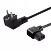 Virtajohto SAVIO CL-115 IEC C13 pistokkeeseen, 1,2 m, musta
