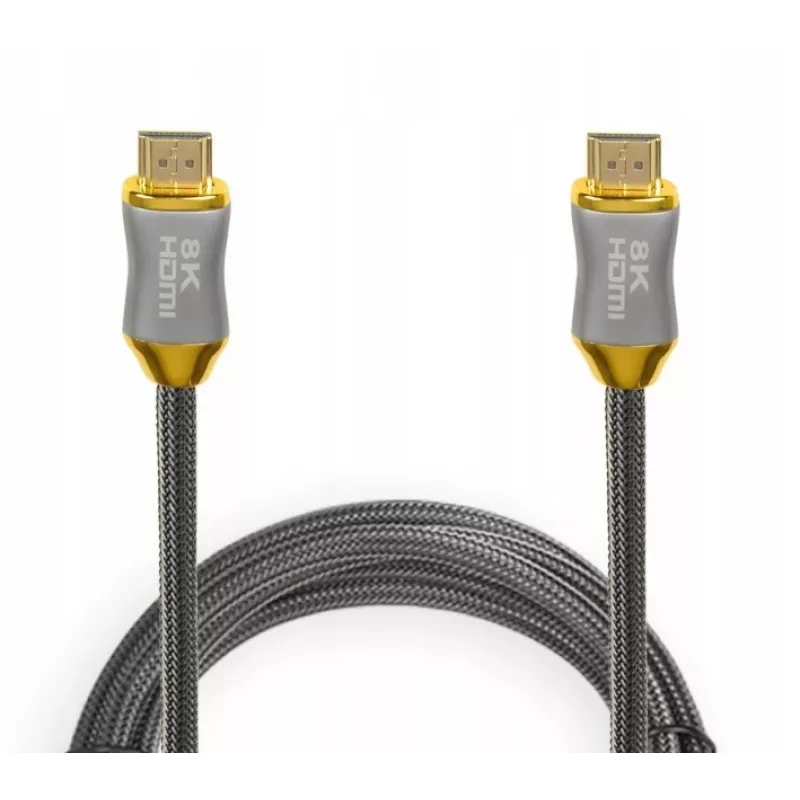 HDMI-kaapeli IBOX HD08 2 m, HDMI Type-A uros–uros, HDMI 2.1, hopea