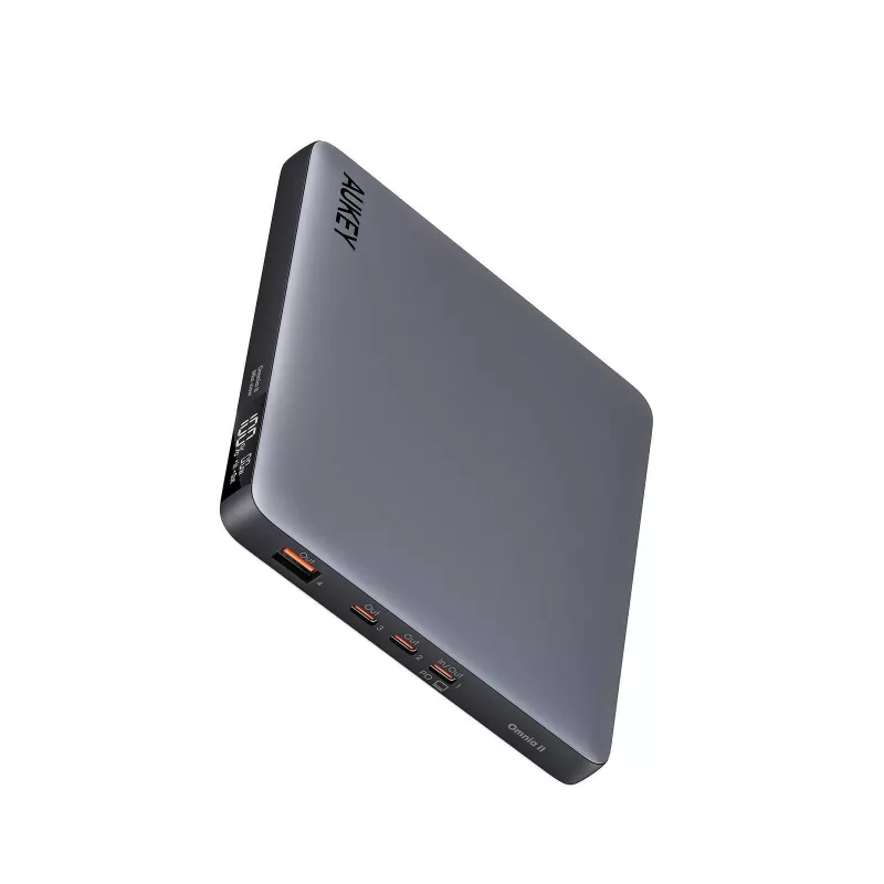 AUKEY Sprint X 20000mAh 100W kannettavan tietokoneen varavirtalähde PD3.0 - harmaa