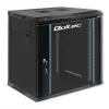 19 tuuman räkkikaappi QOLTEC 54464 12U 600x635x450 musta