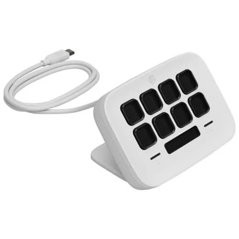 Stream Deck Neo Elgato 10-painikkeinen ohjelmoitava ohjain valkoinen