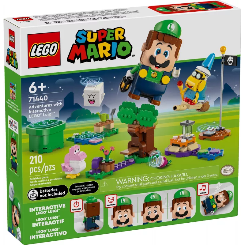 Rakennussarja LEGO 71440 Super Mario interaktiivinen LEGO Luigi -figuurisetti