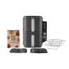 Ninja SL400EU friteerauslaite Double 9,5 L 2470 W kiertoilmakypsennin musta, harmaa
