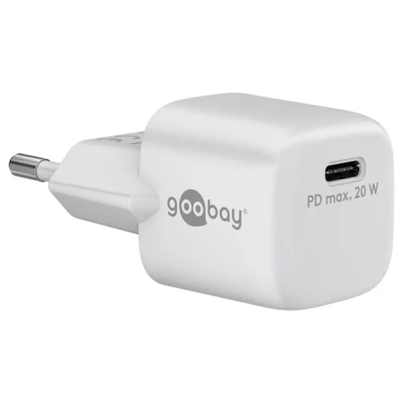 Goobay yleinen musta AC-pikalaturi sisäkäyttöön 65403 USB Type-C 110-240V