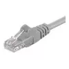 Wentronic Goobay CAT 6 -patchkaapeli, U/UTP, harmaa, 1,5 m - CCA kupariseos (95591)