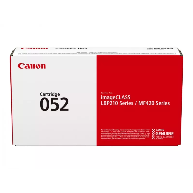 Värikasetti Canon 052 alkuperäinen musta 2 100 sivua
